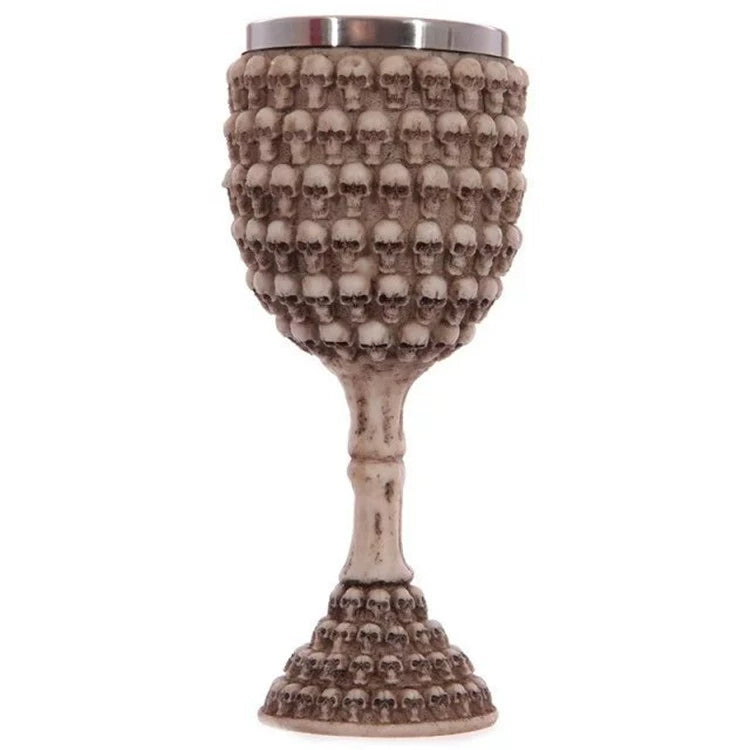 Embossed Skull Ghost Head Wine Glass Whiskey Creative Wine Glass Cocktail Funny Cup Stylish Retro Goblet