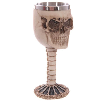 Embossed Skull Ghost Head Wine Glass Whiskey Creative Wine Glass Cocktail Funny Cup Stylish Retro Goblet