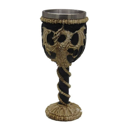 Embossed Skull Ghost Head Wine Glass Whiskey Creative Wine Glass Cocktail Funny Cup Stylish Retro Goblet