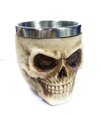 Embossed Skull Ghost Head Wine Glass Whiskey Creative Wine Glass Cocktail Funny Cup Stylish Retro Goblet