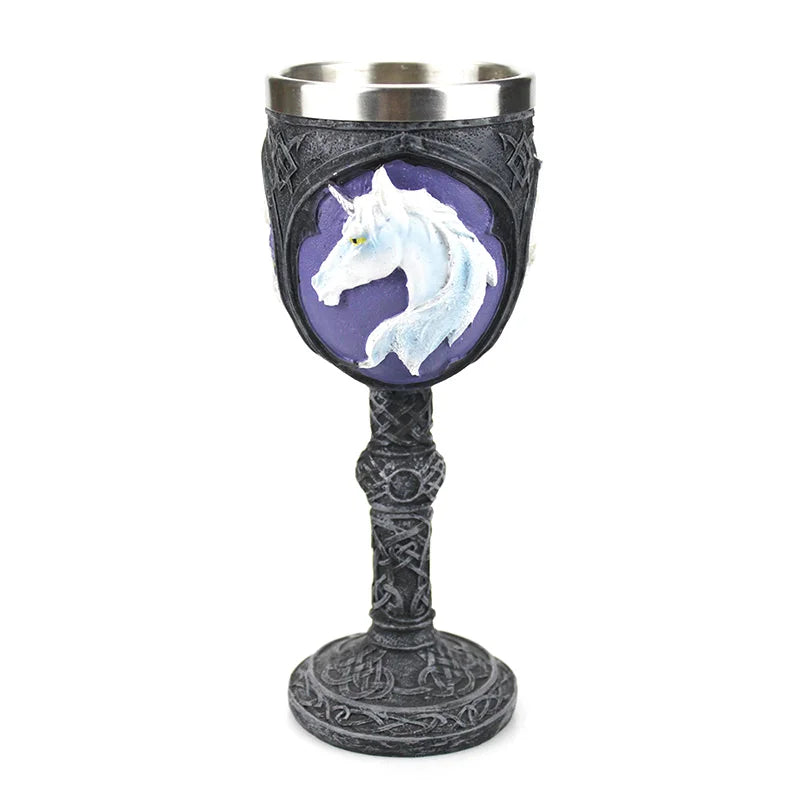 Creative 3D Gothic Wine Goblet Style Contain Dragon Claw Viking Skull Skeleton Punk Wine Glass Halloween Gifts Bar Drinkware Cup