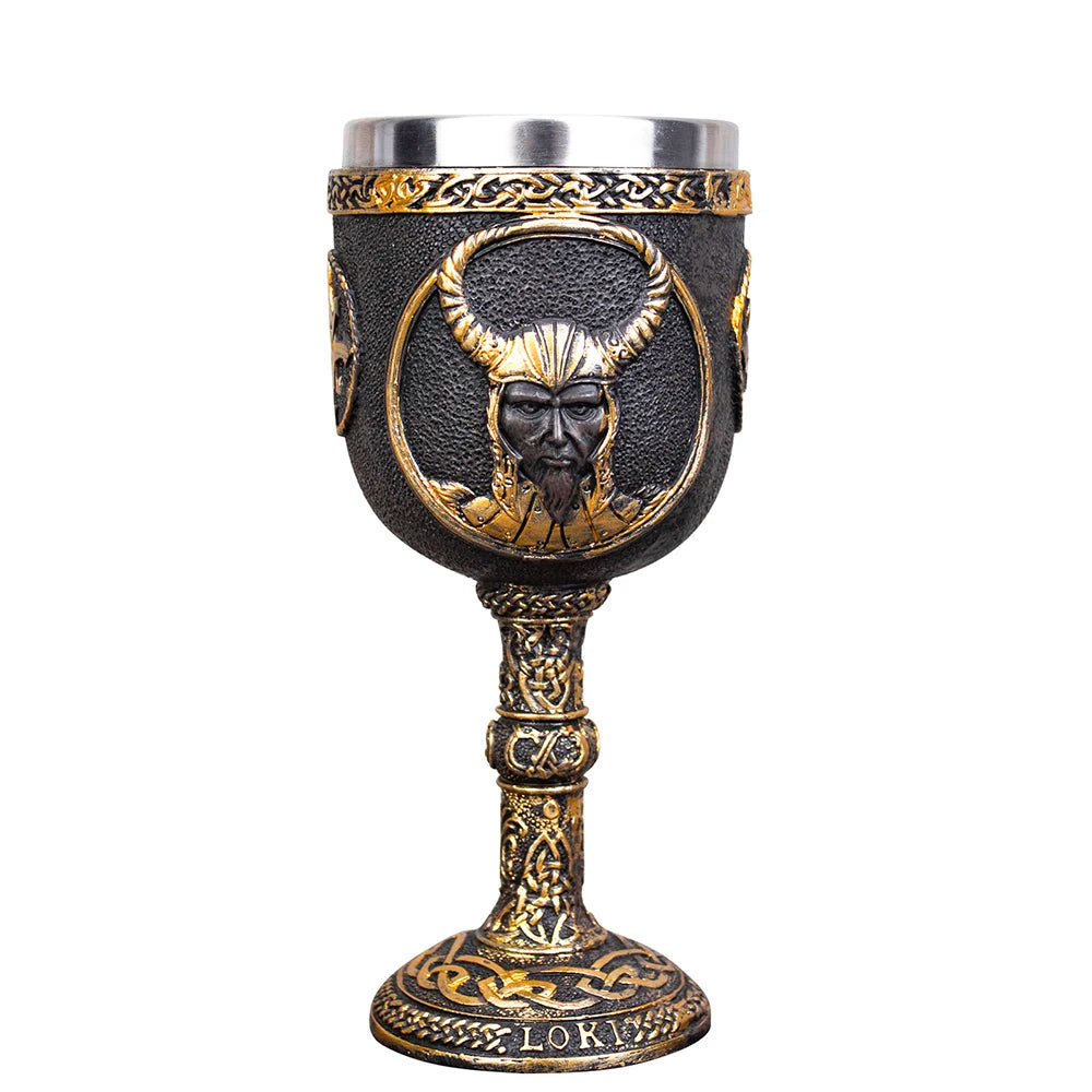 Creative 3D Gothic Wine Goblet Style Contain Dragon Claw Viking Skull Skeleton Punk Wine Glass Halloween Gifts Bar Drinkware Cup