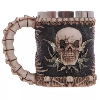 Embossed Skull Ghost Head Wine Glass Whiskey Creative Wine Glass Cocktail Funny Cup Stylish Retro Goblet