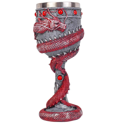Creative 3D Gothic Wine Goblet Style Contain Dragon Claw Viking Skull Skeleton Punk Wine Glass Halloween Gifts Bar Drinkware Cup